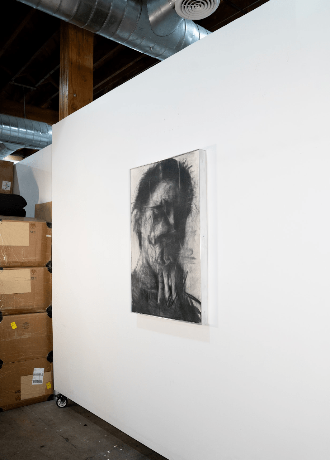 All of the Things We Never Buried | Original Charcoal on Canvas - Mad Charcoal