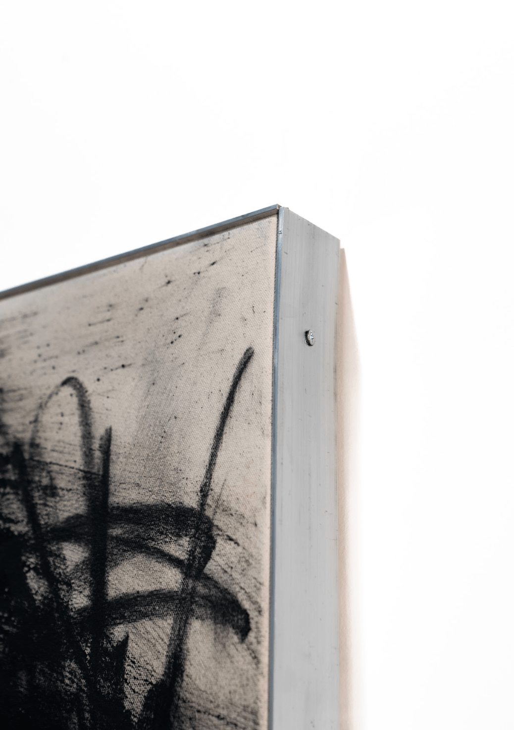 As I Look into the Infinite | Original Charcoal on Canvas - Mad Charcoal