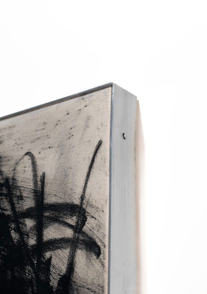 As I Look into the Infinite | Original Charcoal on Canvas - Mad Charcoal