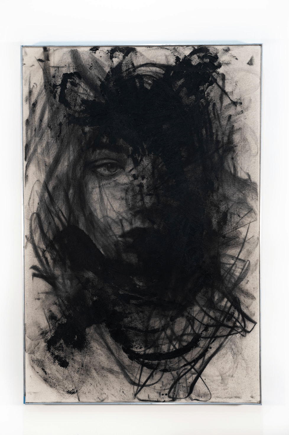 As I Sought Your Presence | Original Charcoal on Canvas - Mad Charcoal