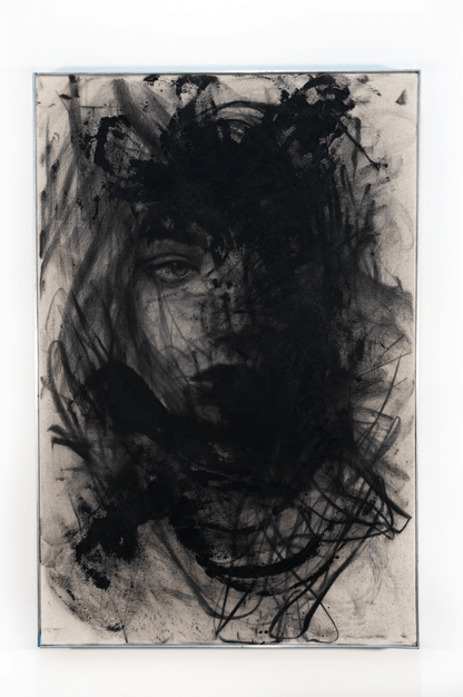 As I Sought Your Presence | Original Charcoal on Canvas - Mad Charcoal