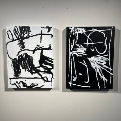 ASTRYX I | Original Painting - Mad Charcoal