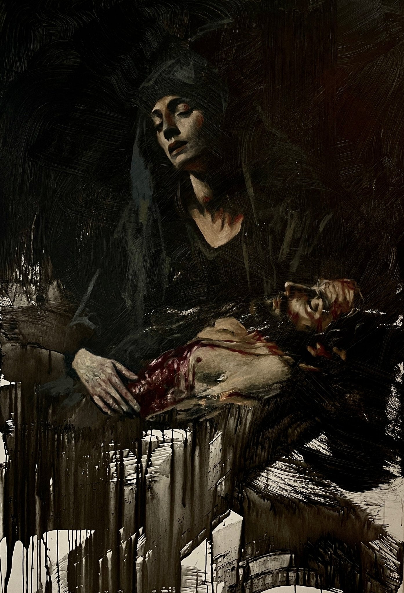 Behold the Son | Original Painting - Mad Charcoal
