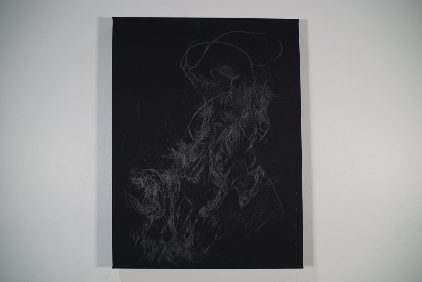 Between Dust and Shadow | Original Drawing - Mad Charcoal