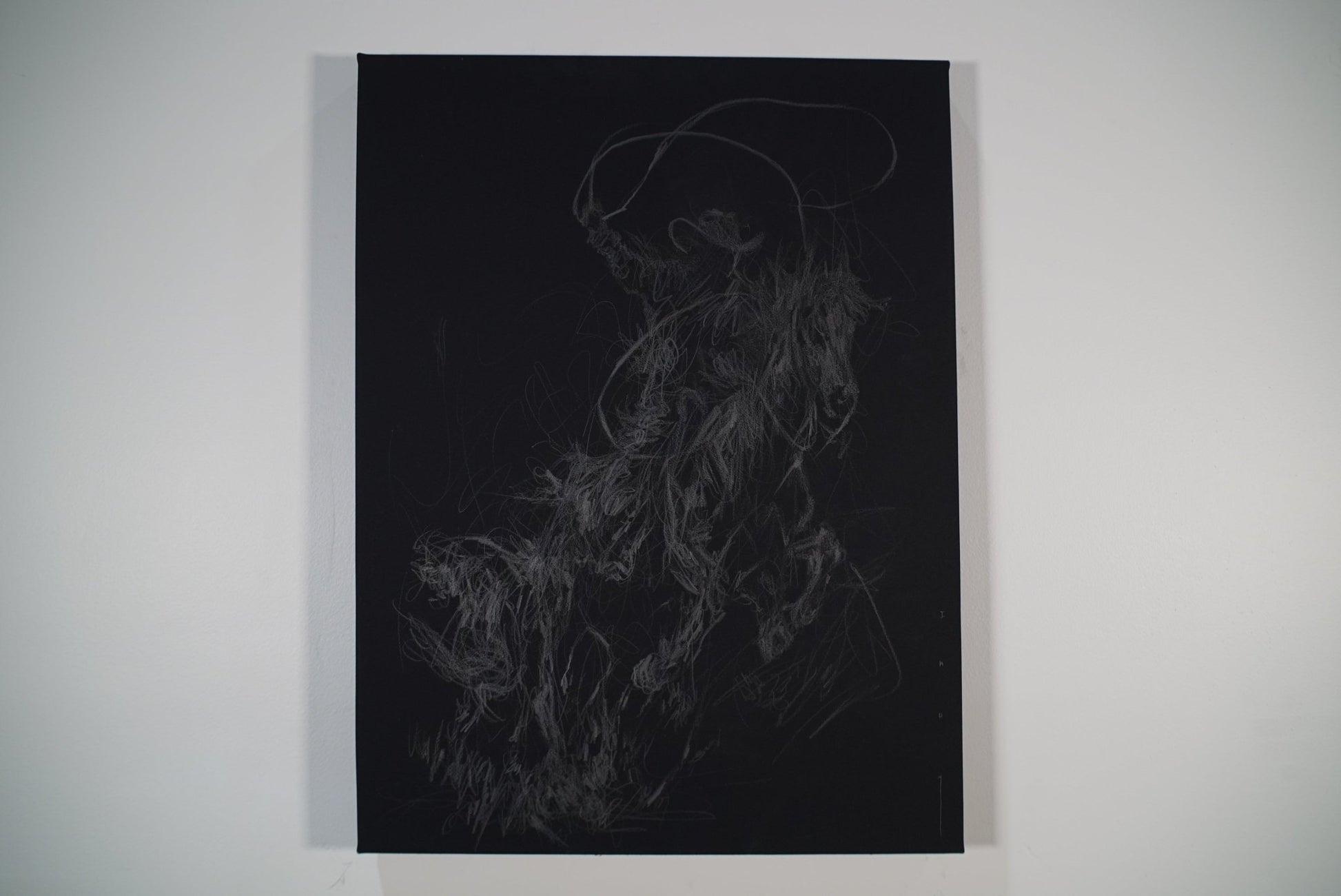 Between Dust and Shadow | Original Drawing - Mad Charcoal