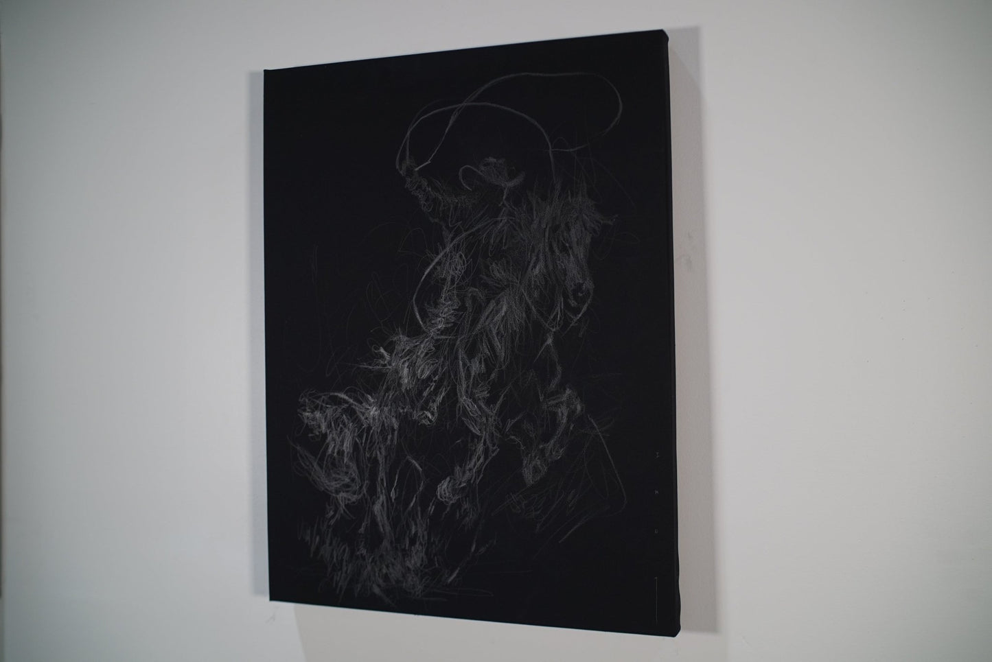 Between Dust and Shadow | Original Drawing - Mad Charcoal