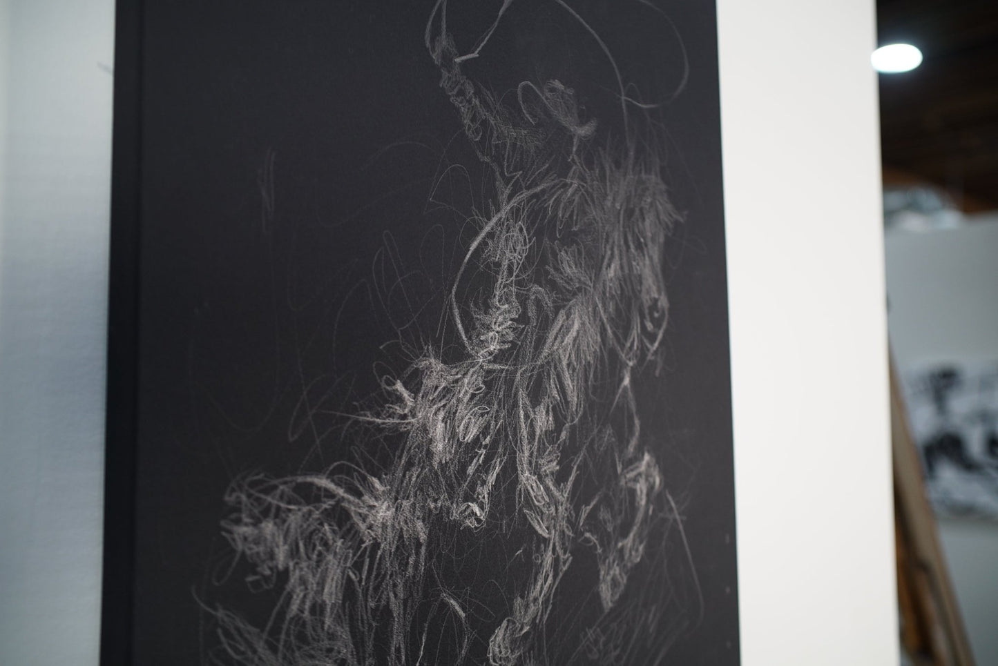 Between Dust and Shadow | Original Drawing - Mad Charcoal