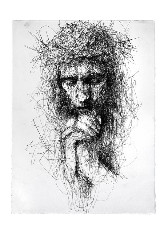 Blood of Intercession | Original Drawing - Mad Charcoal