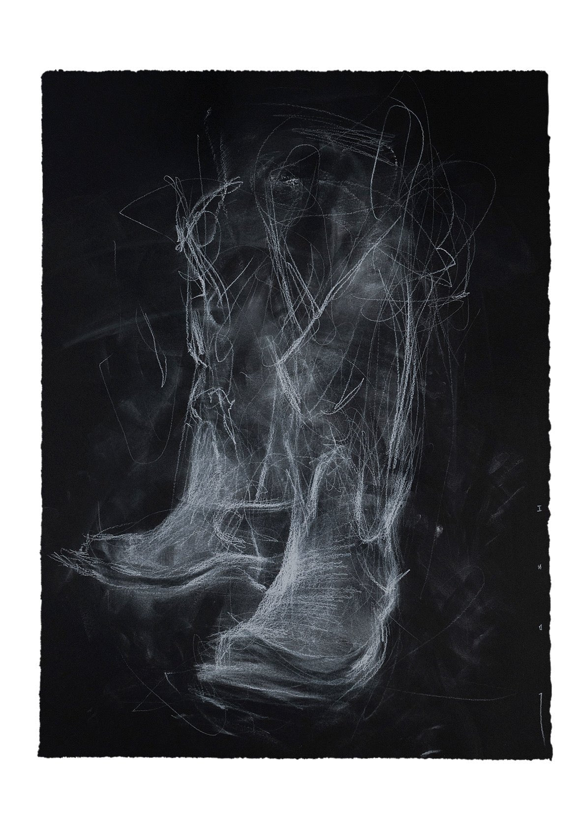 Botas III | Original Drawing - Mad Charcoal