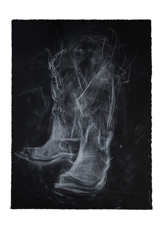Botas III | Original Drawing - Mad Charcoal