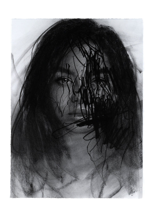 Burning Hour | Original Drawing - Mad Charcoal