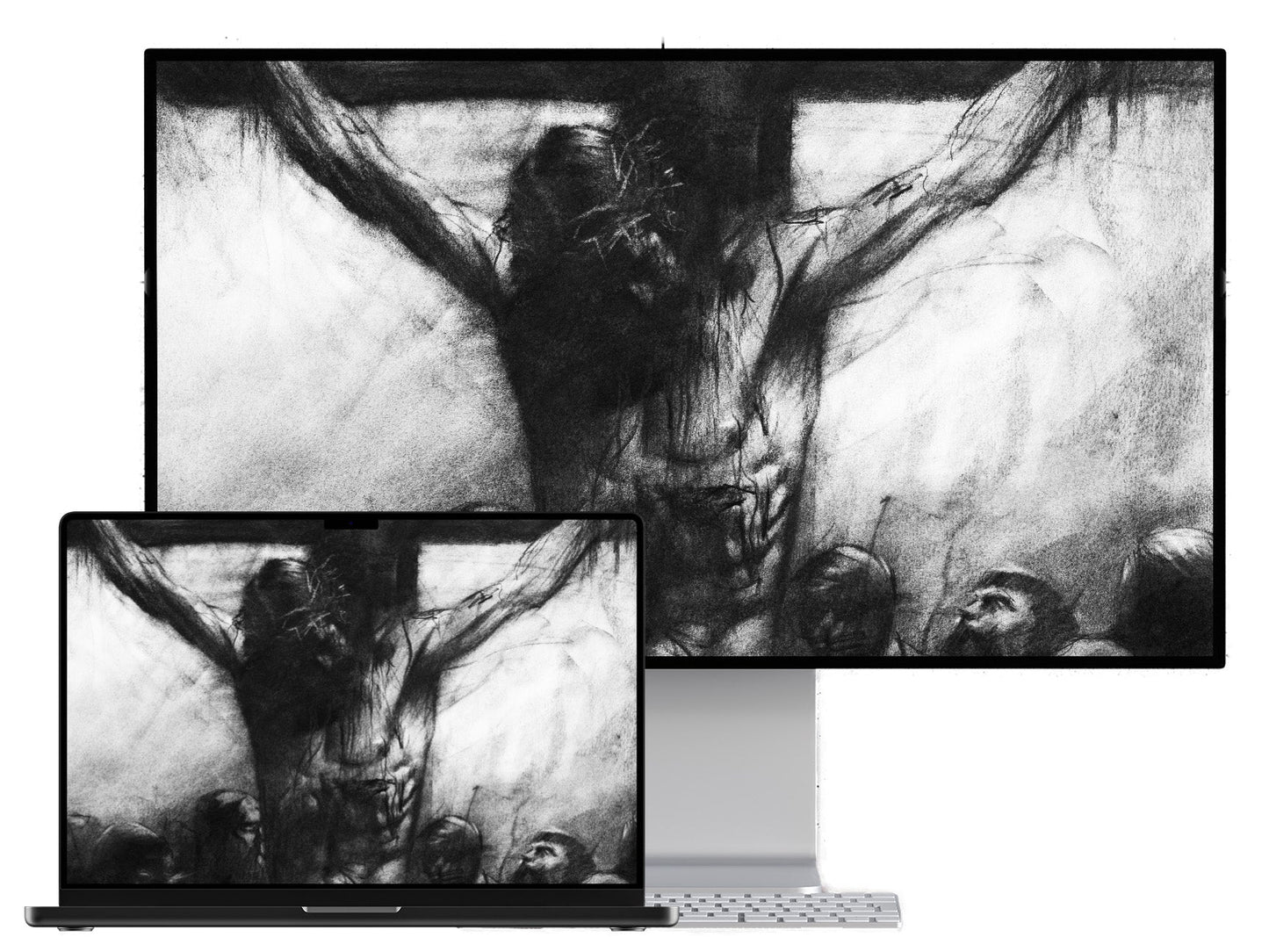 Christ | Digital Wallpaper - Mad Charcoal