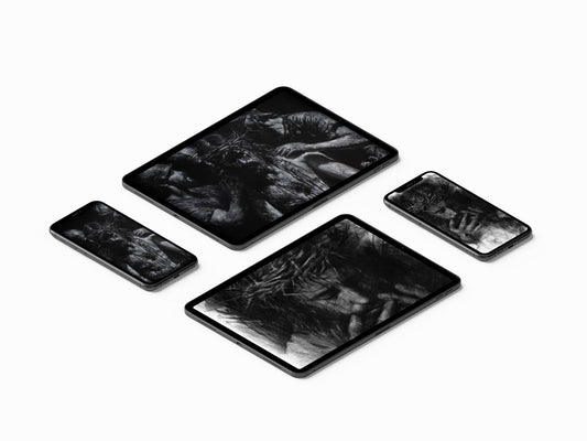 Christ | Digital Wallpaper - Mad Charcoal