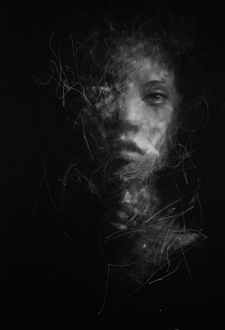 Crystallization | Original Drawing - Mad Charcoal