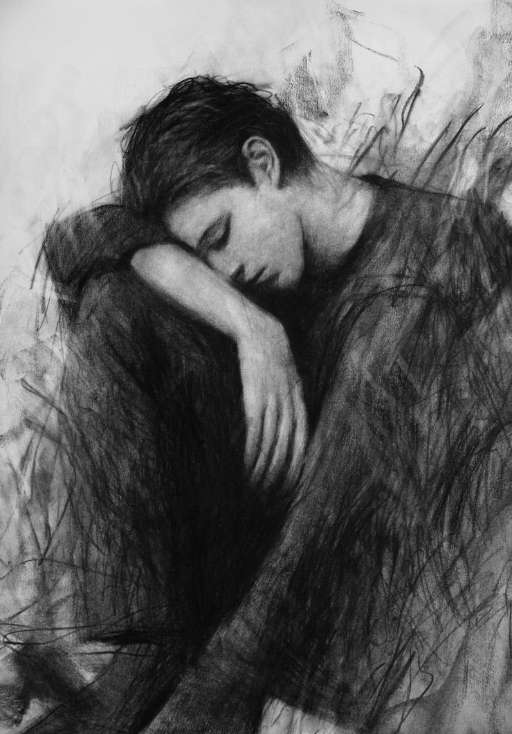 Darkest Of Days | Original Drawing - Mad Charcoal