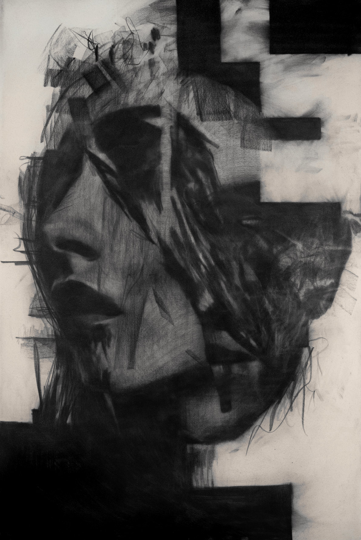 Disillusioned | Original Charcoal on Canvas - Mad Charcoal