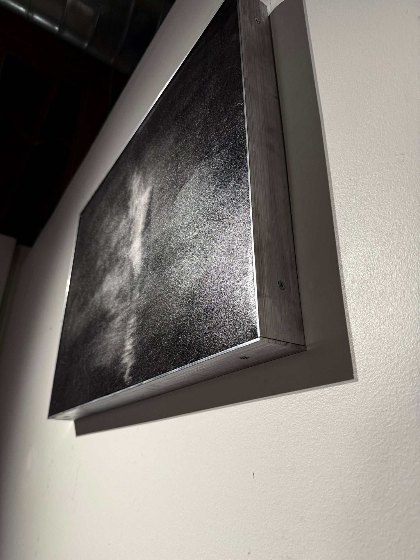 Distance Between Fear and Faith | Original Charcoal on Canvas - Mad Charcoal