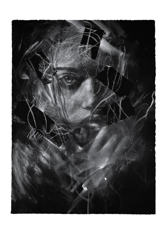 Do You Still See Me Beneath It All? | Original Drawing - Mad Charcoal
