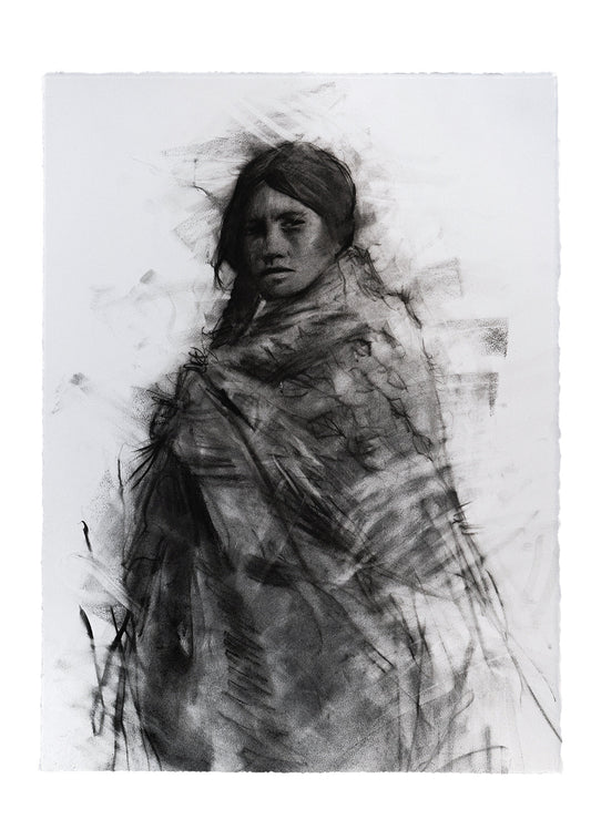 Dream Of The Plains | Original Drawing - Mad Charcoal