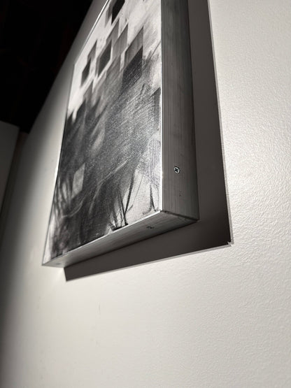 Endless Collapse | Original Charcoal on Canvas - Mad Charcoal