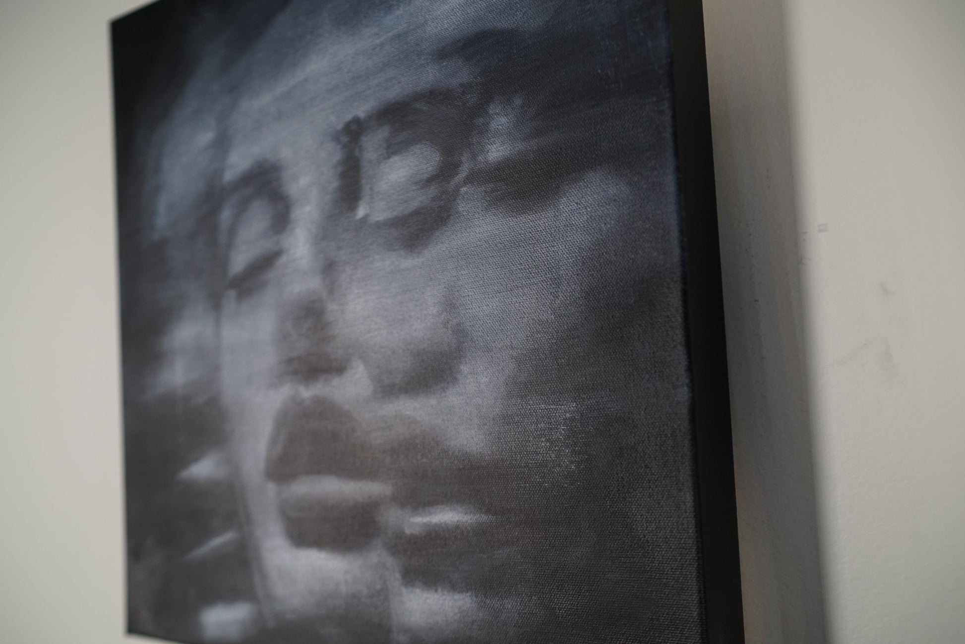 Fading Before Form | Original Oil Painting - Mad Charcoal