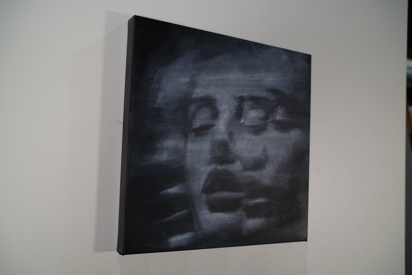 Fading Before Form | Original Oil Painting - Mad Charcoal