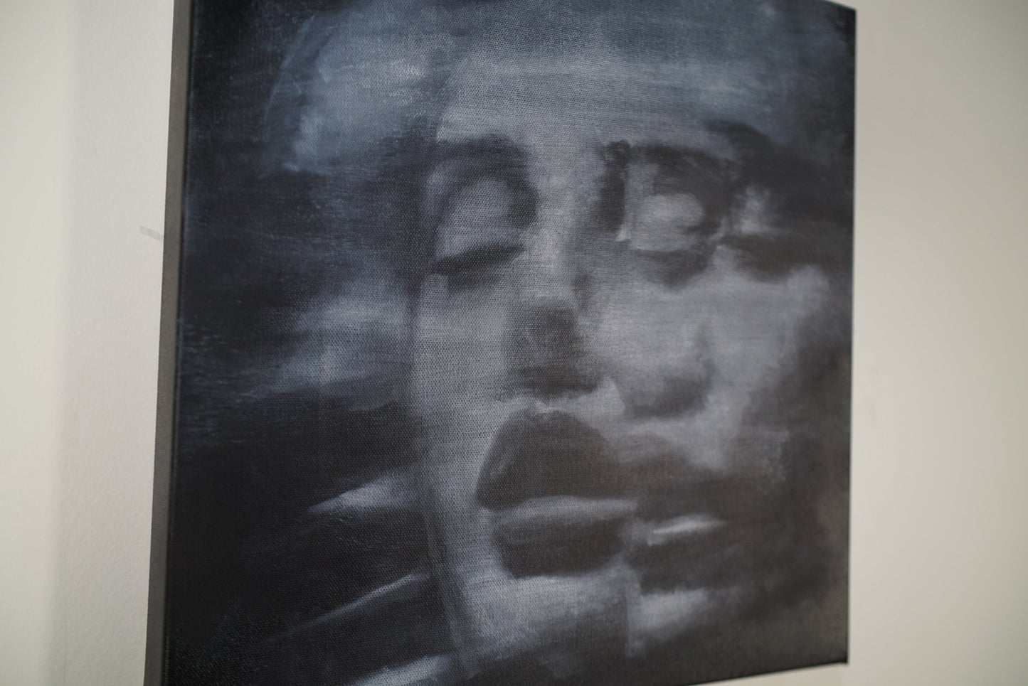 Fading Before Form | Original Oil Painting - Mad Charcoal