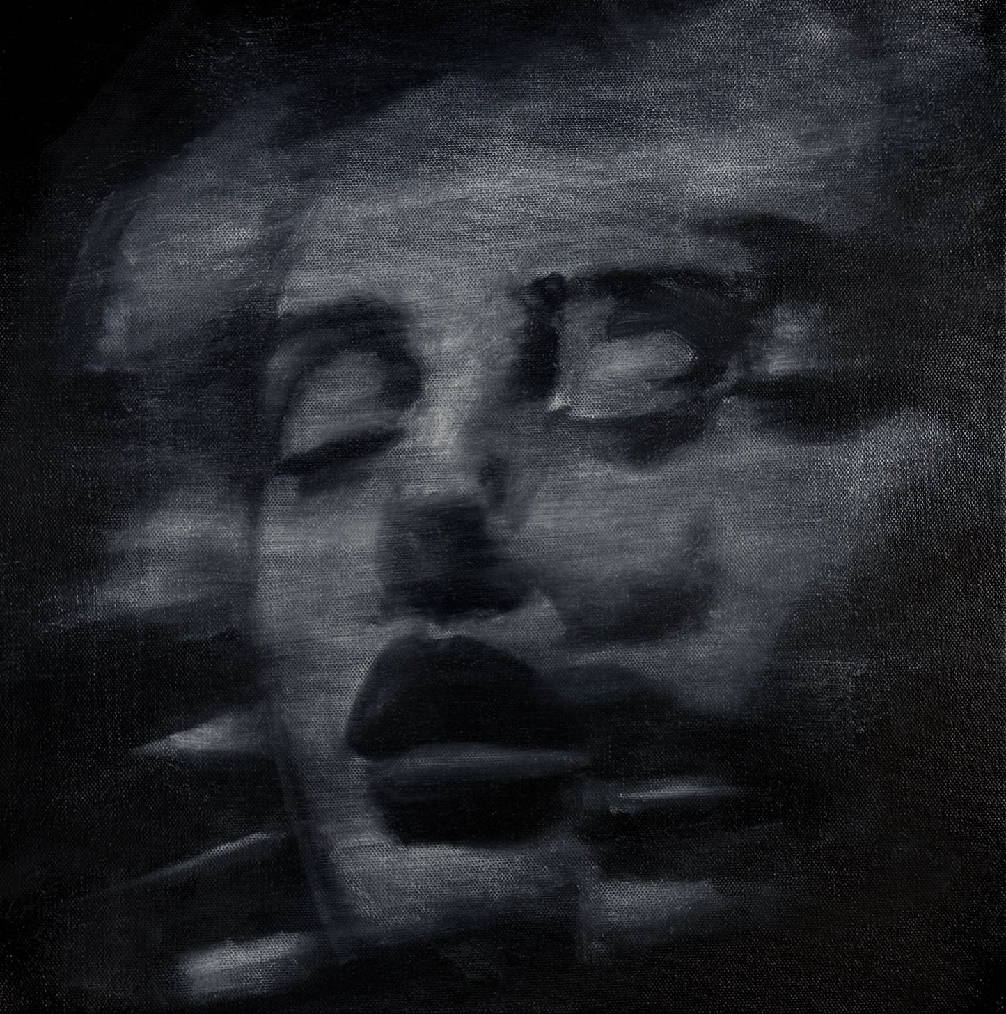 Fading Before Form | Original Oil Painting - Mad Charcoal