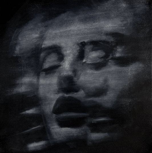 Fading Before Form | Original Oil Painting - Mad Charcoal