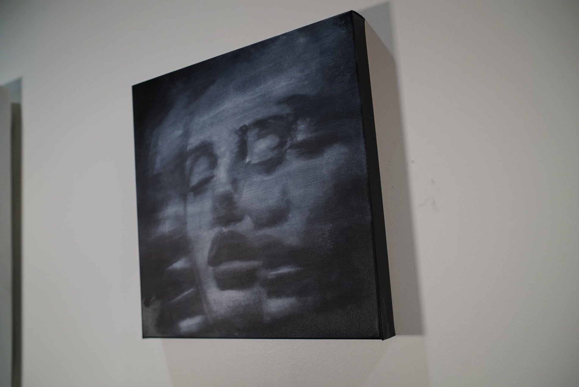 Fading Before Form | Original Oil Painting - Mad Charcoal