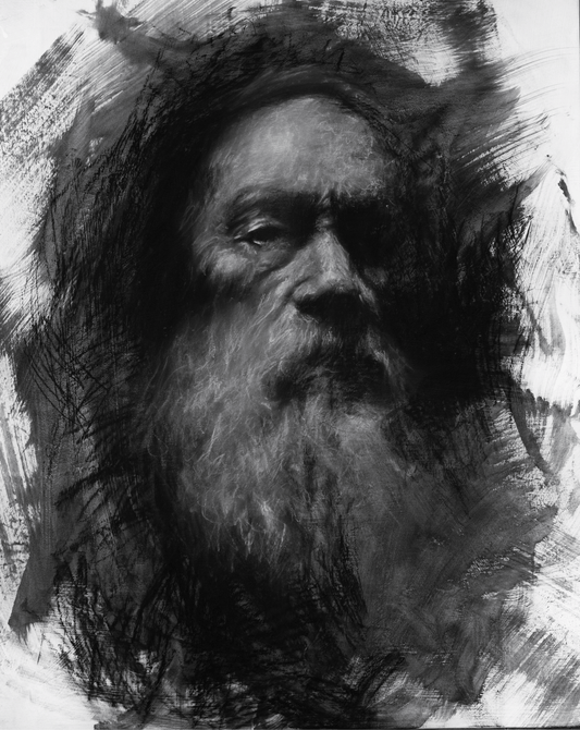Faith Counted As Righteousness | Original Drawing - Mad Charcoal
