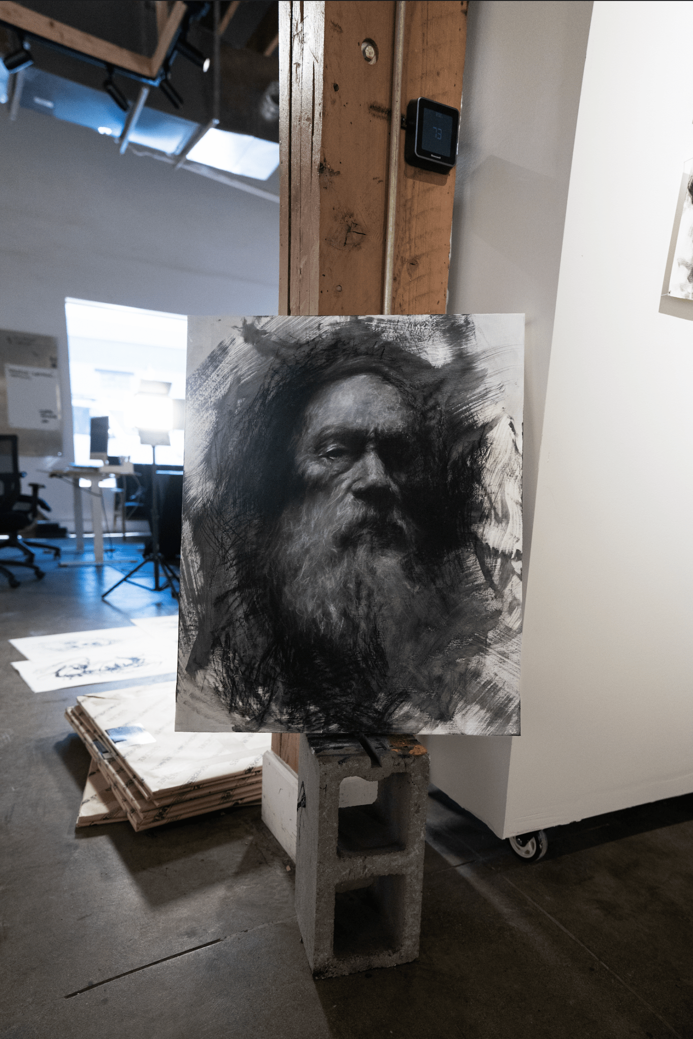 Faith Counted As Righteousness | Original Drawing - Mad Charcoal