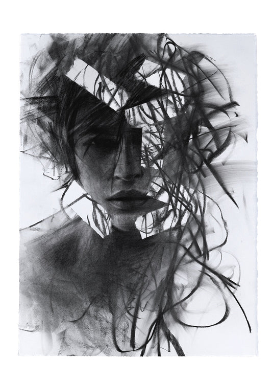 Faith In The Unfinished | Original Drawing - Mad Charcoal