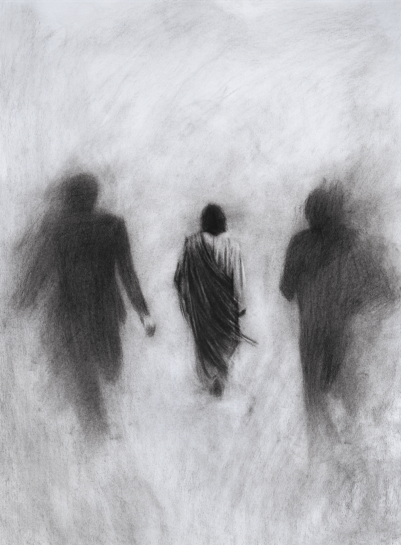 Follow You Anywhere | Original Drawing - Mad Charcoal