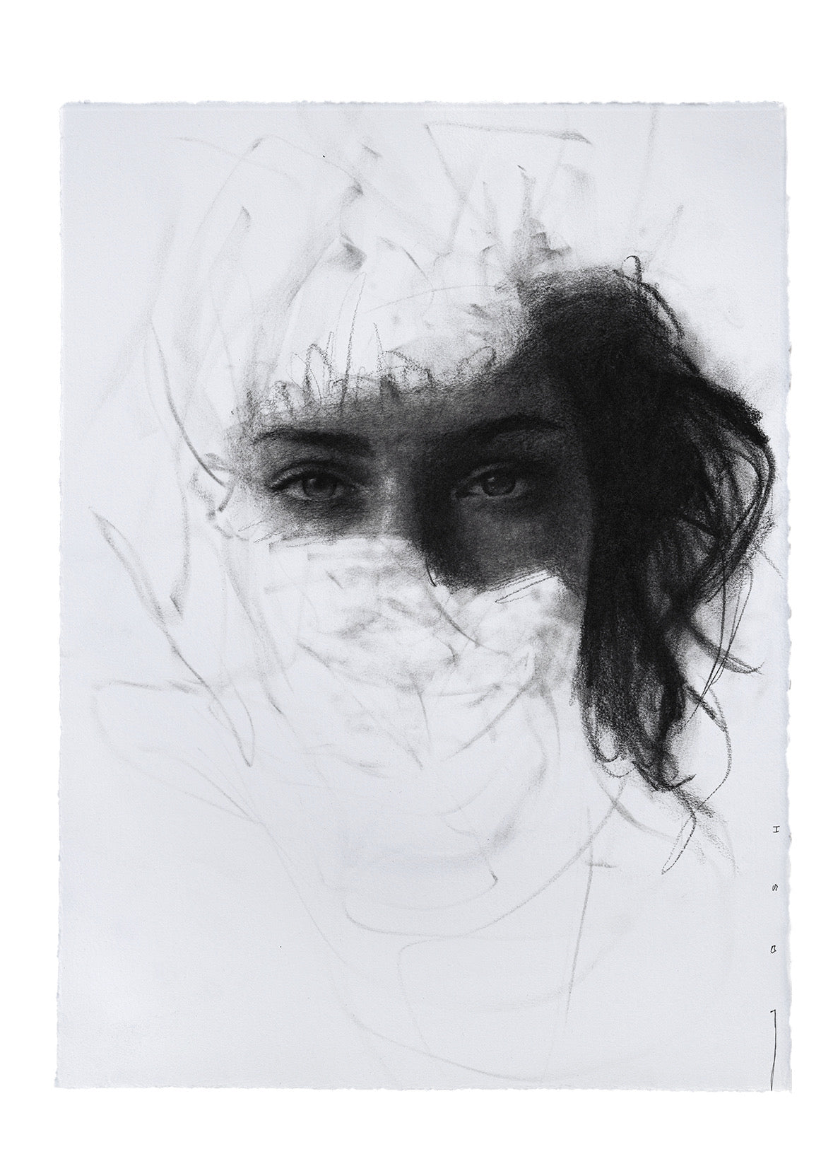 Fragments Of The Deep | Original Drawing - Mad Charcoal