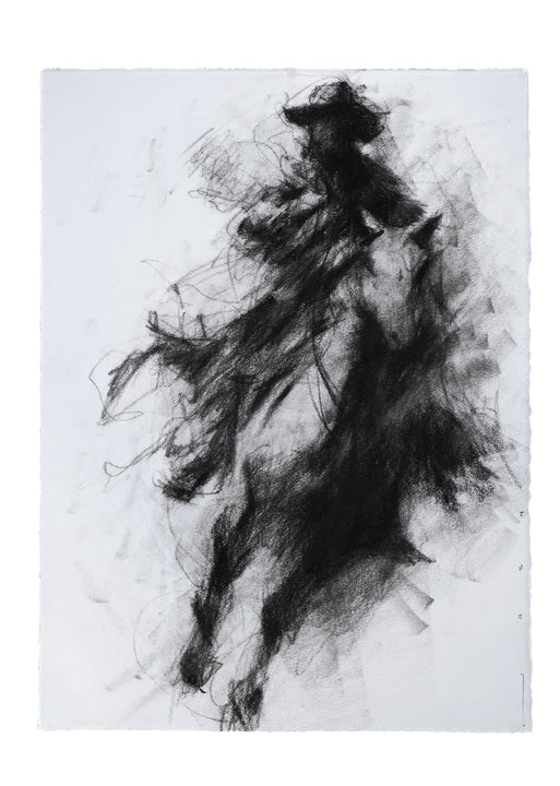 Ghost Wind | Original Drawing - Mad Charcoal