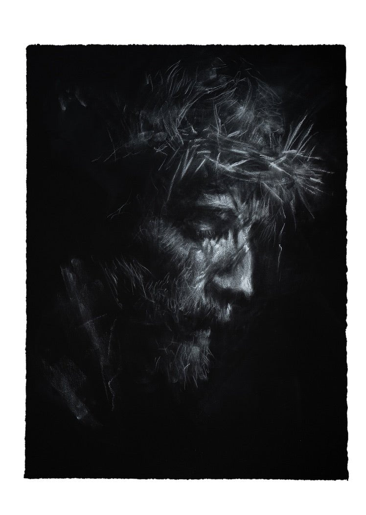 He Became Sin Who Knew No Sin | Original Artwork - Mad Charcoal