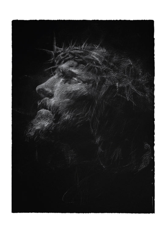 He First Loved Us | Original Drawing - Mad Charcoal