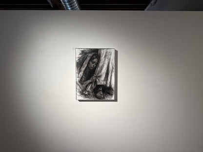 Healed by Faith | Original Charcoal on Canvas - Mad Charcoal