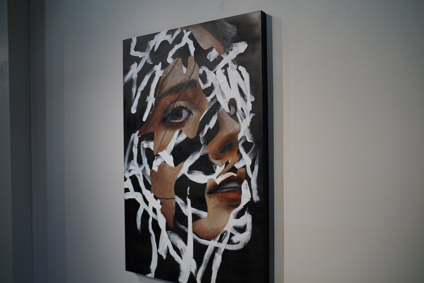 Held In Absence | Original Oil Painting - Mad Charcoal