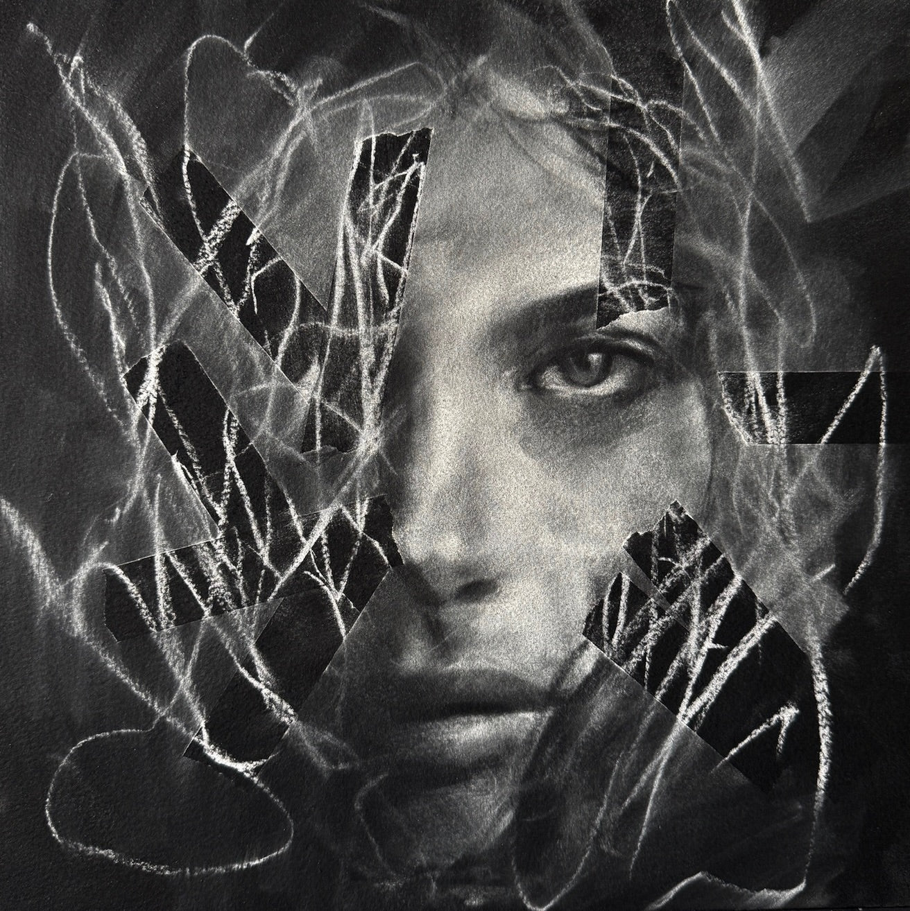 Hollow Light | Original Drawing - Mad Charcoal