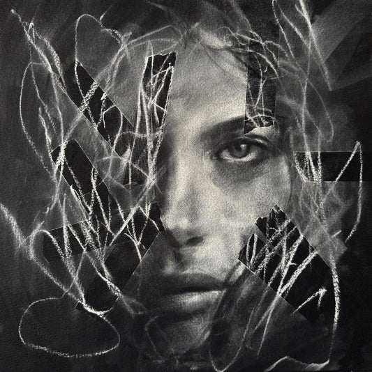 Hollow Light | Original Drawing - Mad Charcoal