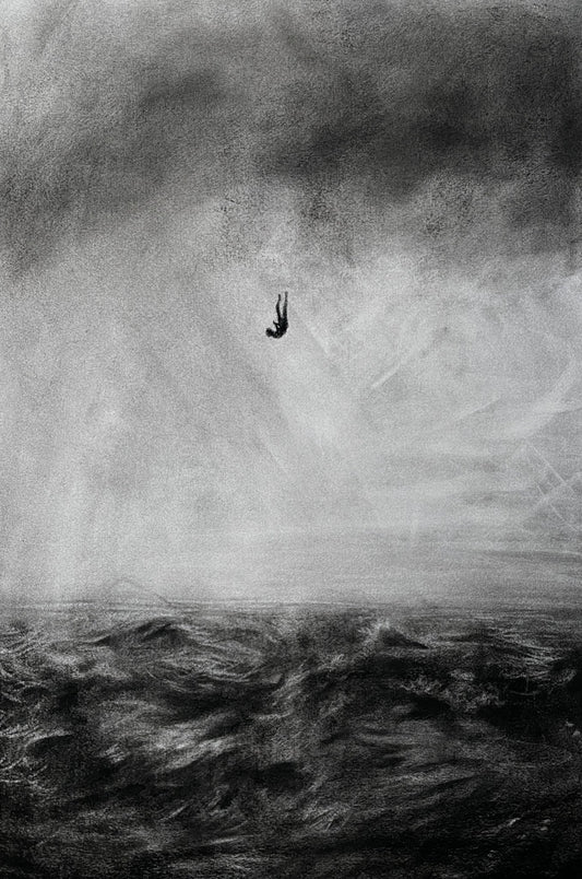 Into Your Depths | Original Drawing - Mad Charcoal