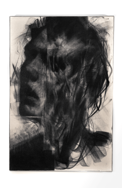 Like Smoke Trying to Remember the Fire | Original Charcoal on Canvas - Mad Charcoal