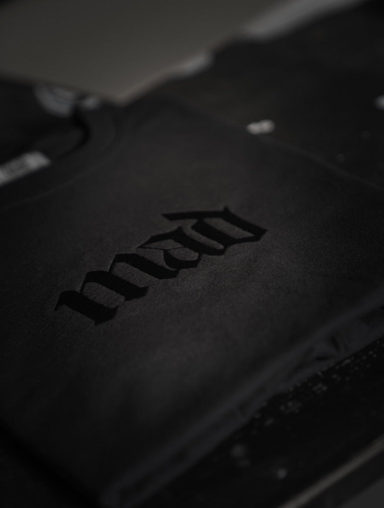 Mad Blackout Tee - Mad Charcoal