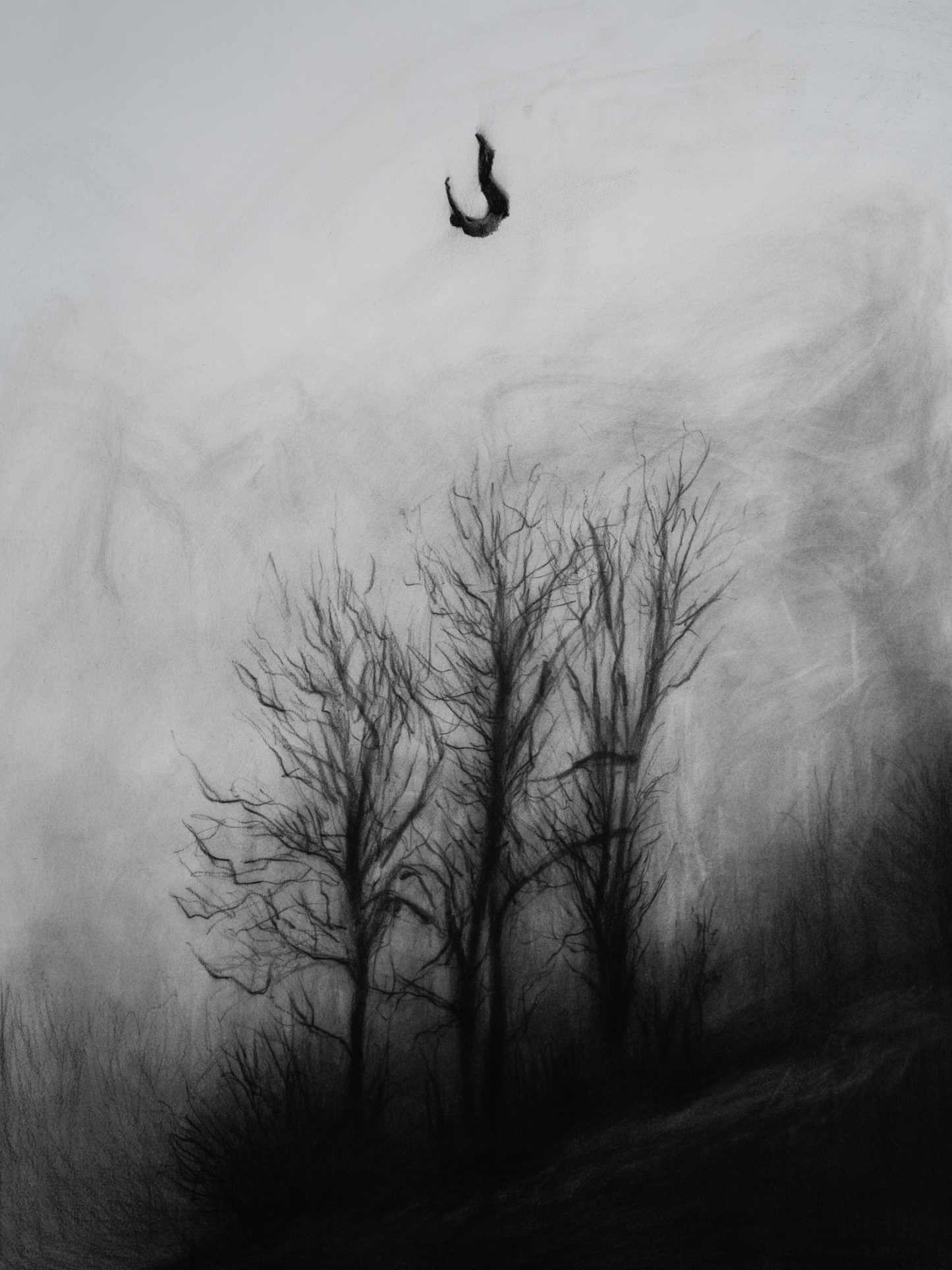 My Withered Branches | Original Drawing - Mad Charcoal