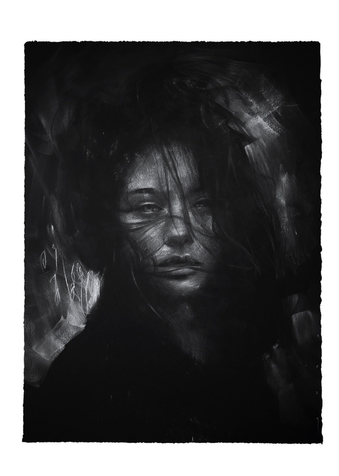 On the Other Side | Original Drawing - Mad Charcoal