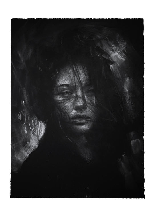 On the Other Side | Original Drawing - Mad Charcoal