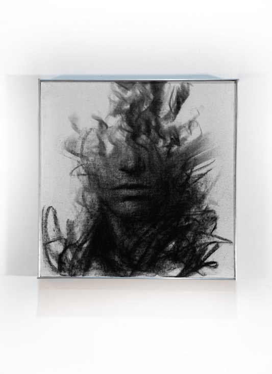 Only the Dawn Survives | Original Charcoal on Canvas - Mad Charcoal