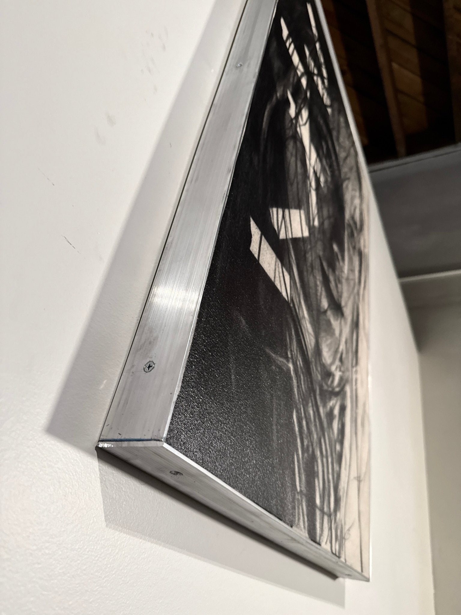 Our Memories Beneath the Surface | Original Charcoal on Canvas - Mad Charcoal